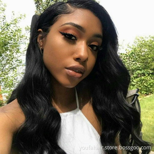 Brazilian Body Wave Human Hair Lace Closure 4"*4" Natural Free Part Middle Part Three Part Human Hair Weave Closures